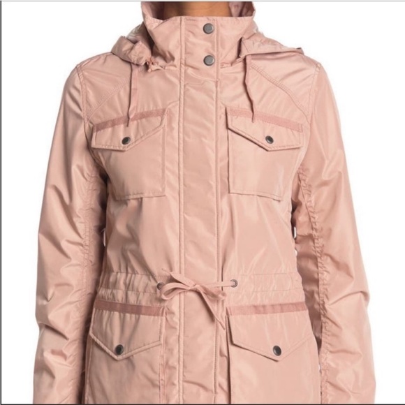 Marc New York Blush Utility Rain Coat - Picture 2 of 15